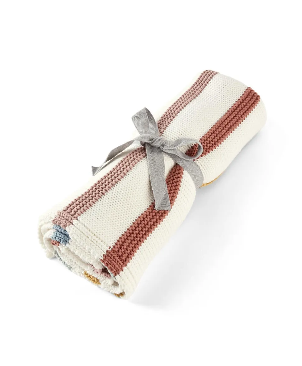 Knitted Blanket - Dream Upon A Cloud - Stripe