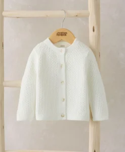 Knitted Cardigan - White