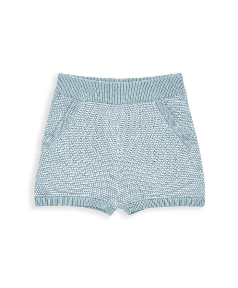 Knitted Polo and Short Outfit Set