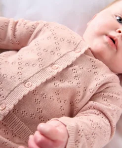 Knitted Romper & Cardigan Set