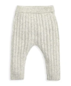 Knitted Top & Leggings Set (2 Pieces) – Grey Marl