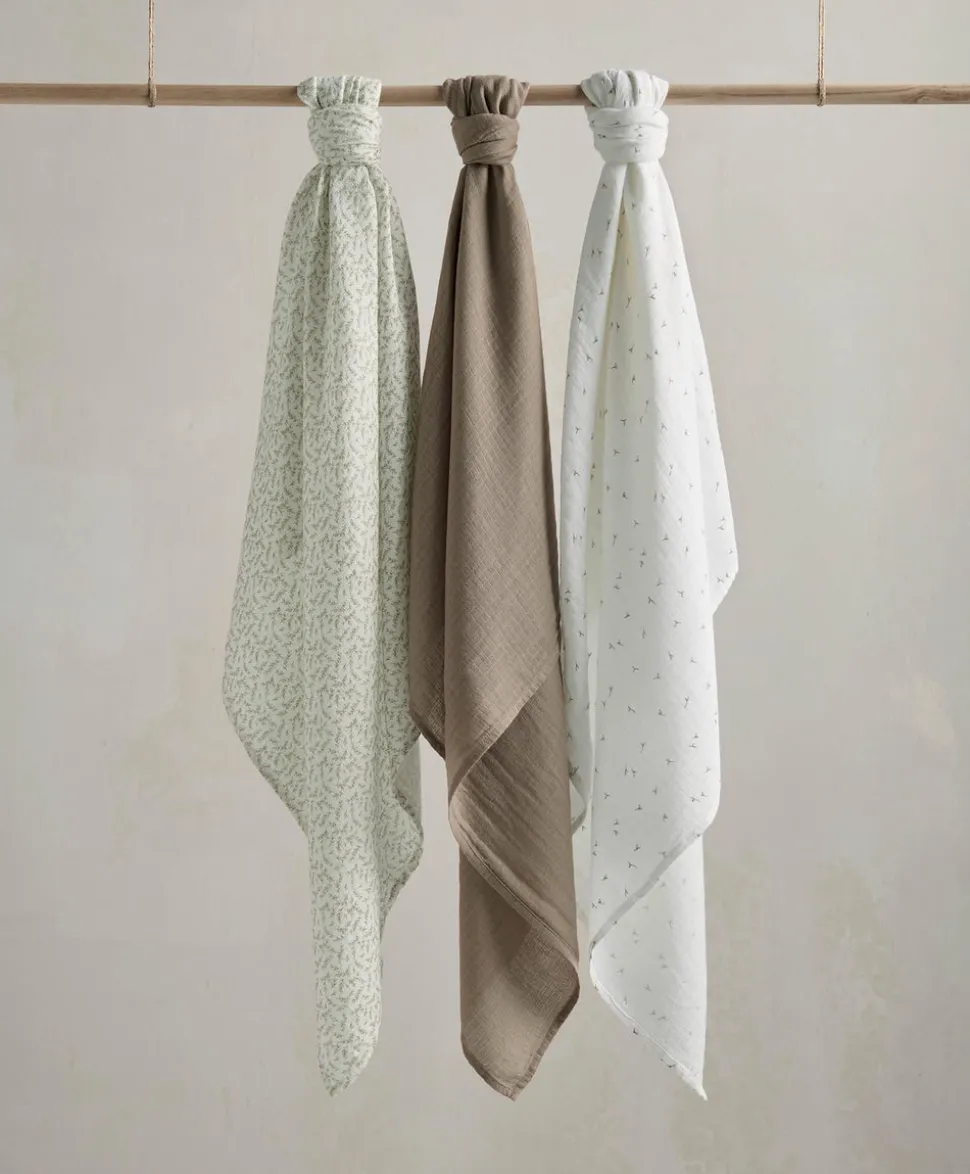 Large Muslin Squares (3 pack) - Welcome to the World Seedling