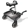 Lascal Black Maxi BuggyBoard® Plus Grey Saddle