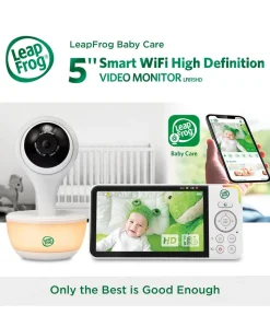LeapFrog LF815HD 5' Smart Video Baby Monitor with Colour Night Vision - White