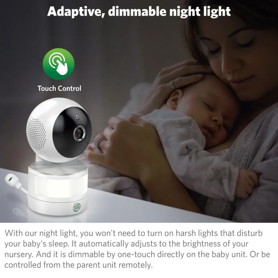 LeapFrog LF915HD 5" Video Baby Monitor with Colour Night Vision - White