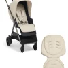 Libro Stroller Bundle with Quilted Memory Foam Liner (2 Piece)– Morell/Stone