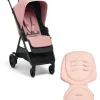 Libro Stroller Bundle with Quilted Memory Foam Liner (2 Piece)– Peony