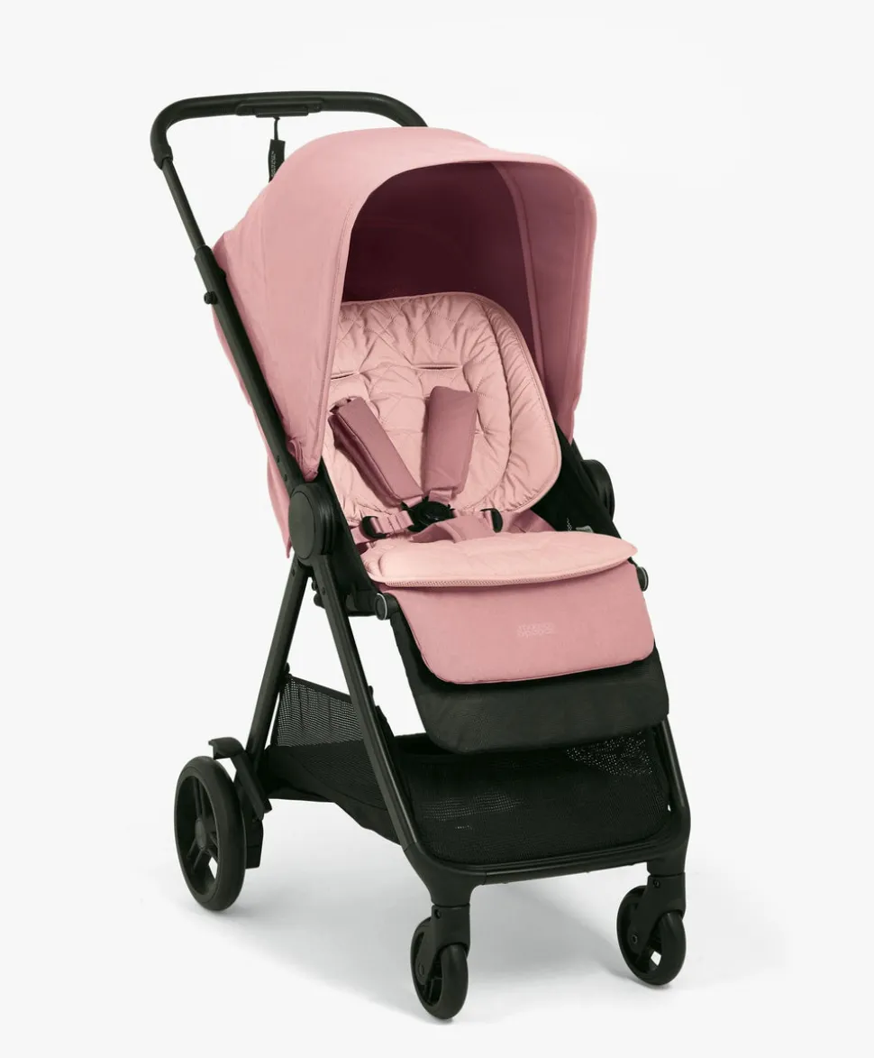 Libro Stroller Bundle with Quilted Memory Foam Liner (2 Piece)– Peony