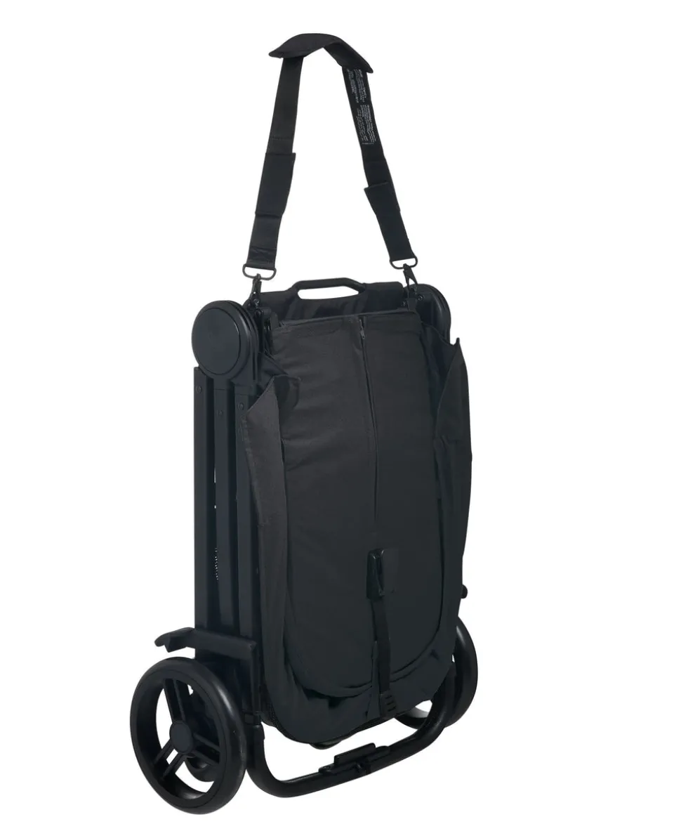 Libro Stroller Bundle with Quilted Memory Foam Liner (2 Piece)– Liquorice/Graphite