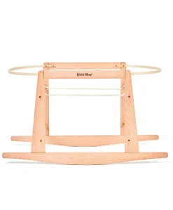 Little Green Sheep Organic Knitted Moses Basket & Mattress - Truffle