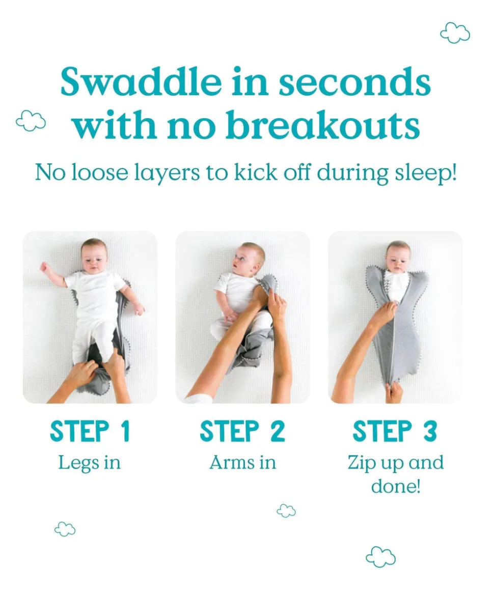 Love to Dream Swaddle Up™ Newborn/0-1 Months (1.0 Tog) - Cloud Bunny