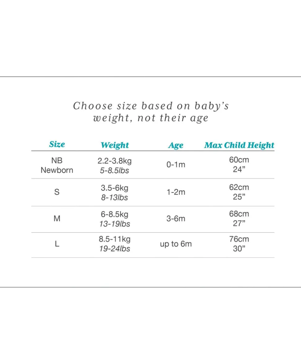 Love to Dream Swaddle Up™ Newborn/5-8.5lbs (1.5 Tog) - Mini Cloud White