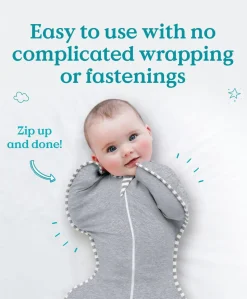 Love To Dream Swaddle Up™ Medium/13 - 19lbs (1.0 Tog) - Grey
