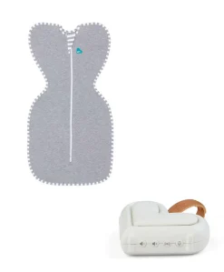 Love to Dream Swaddle Up™ and Sleep Machine Bundle Newborn/5-8.5lbs (1.0 Tog) - Grey