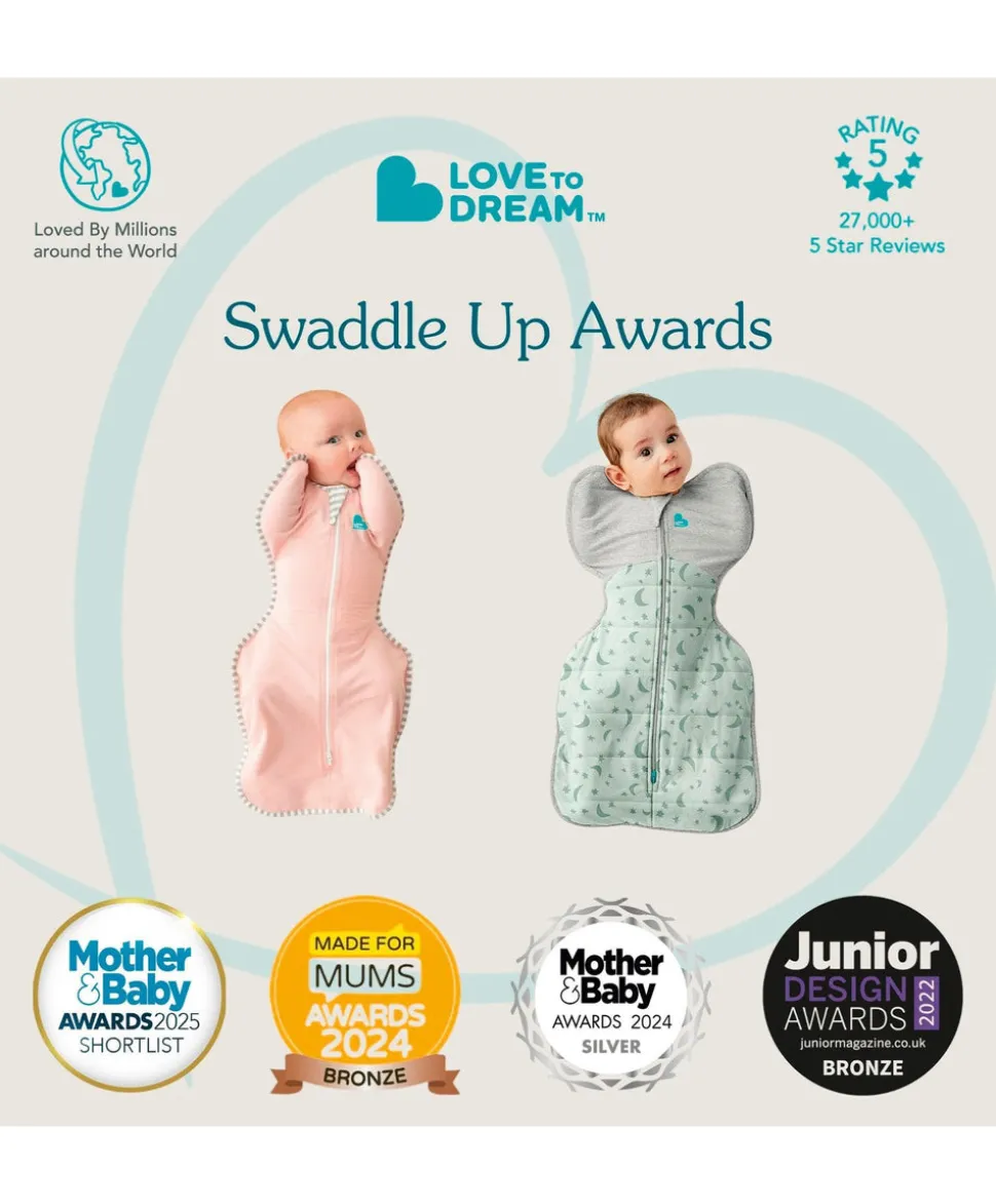 Love to Dream Swaddle Up™ Small/8 - 13lbs (1.0 Tog) - Sand Dollar