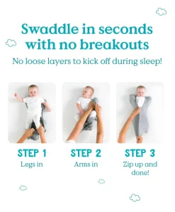 Love To Dream Swaddle Up™ Newborn/5-8.5lbs (1.0 Tog) - North Star White