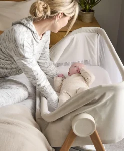 Lua Bedside Crib - Fawn