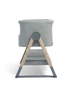 Lua Bedside Crib - Grey