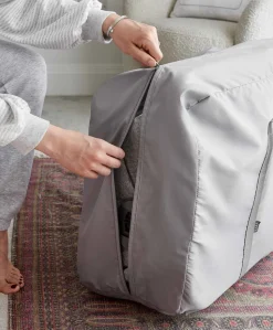 Lua Bedside Crib and Sheet Bundle - Grey/White