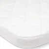 Lua Bedside Crib Mattress Protector - White