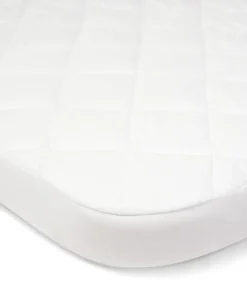 Lua Bedside Crib Mattress Protector - White
