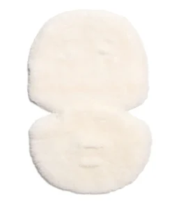 Luxury Sheepskin Pushchair Liner - Glacier White