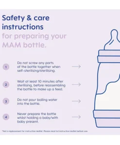 MAM Baby Easy Start™ Anti-Colic Bottles & Soother 5 Piece Newborn Gift Set - Ivory White