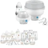 MAM Baby 6-in-1 Electric Steriliser & Large Bottle Starter Bundle - Matt Taupe