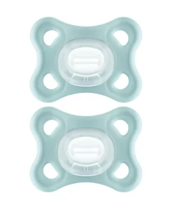 MAM Comfort Soothers 3-12m (2 Pack) - Blue Grey