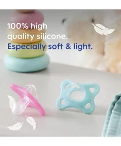 MAM Comfort Soothers 3-12m (2 Pack) - Blue Grey