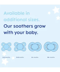 MAM Original Night 0-6m Soother (2 Pack) - Mint/Shell