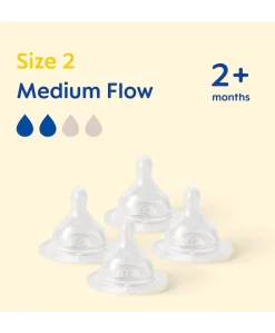 MAM Size 2 Bottle Teats (4 Pack)