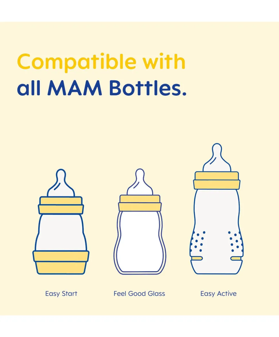 MAM Size 2 Bottle Teats (4 Pack)