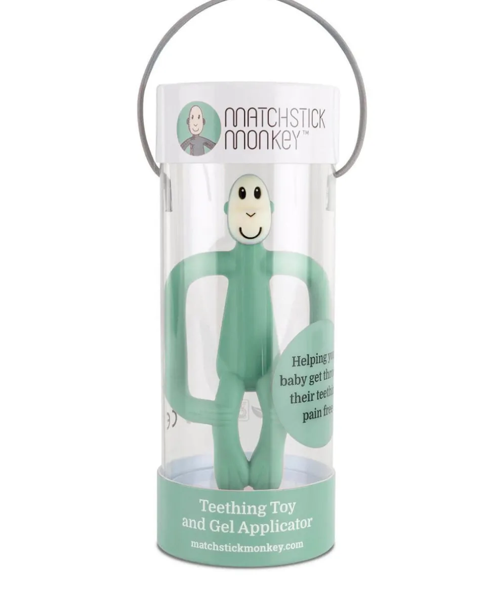Matchstick Monkey Original Teething Toy in Mint Green