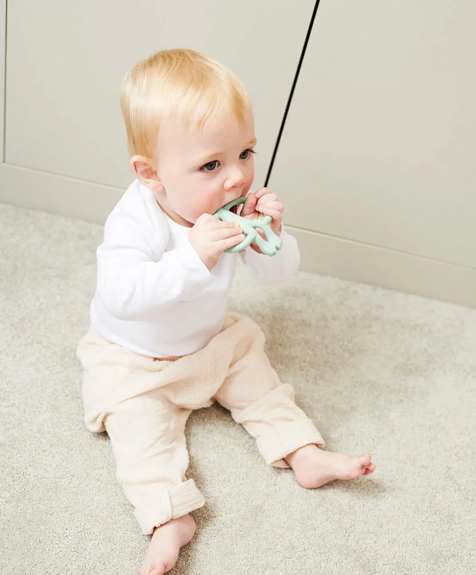 Matchstick Monkey Original Teething Toy in Mint Green