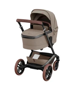 Maxi Cosi Fame Pushchair Bundle with Pebble 360 Pro² Car Seat (4 Pieces) - Truffle with Brown Wheels