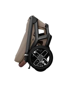 Maxi Cosi Fame Pushchair Bundle with Pebble 360 Car Seat (6 Pieces) - Truffle with Black Wheels