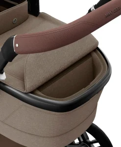 Maxi Cosi Fame Pushchair Bundle with Pebble 360 Pro² Car Seat (4 Pieces) - Truffle with Black Wheels