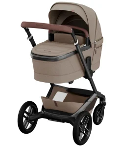 Maxi Cosi Fame Pushchair Bundle with Pebble 360 Pro² Car Seat (9 Pieces) - Truffle with Black Wheels