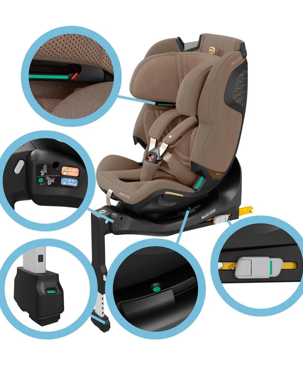 Maxi-Cosi Emerald 360 Pro Car Seat – Twillic Truffle