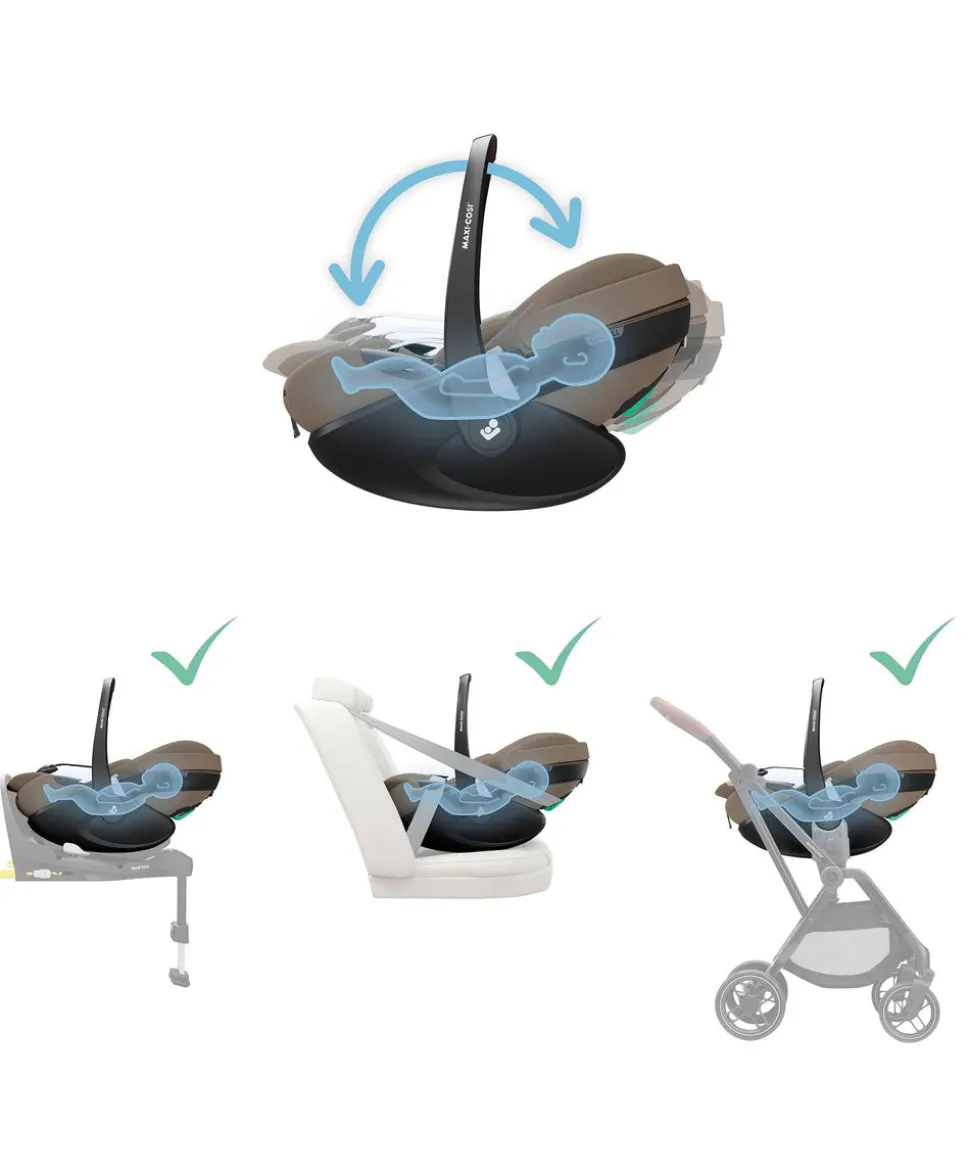 Maxi-Cosi Pebble 360 Pro² Car Seat - Twillic Truffle