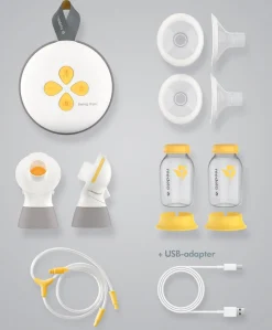Medela Swing Maxi™ Double Electric Breast Pump, Nursing Pads and Storage Bags Bundle