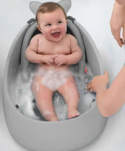 Moby 3 Stage Baby Bath - Grey