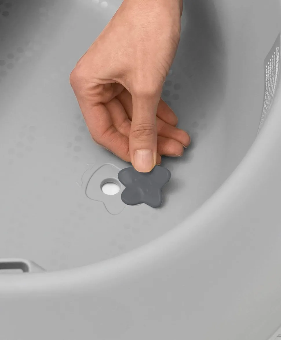 Moby 3 Stage Baby Bath - Grey