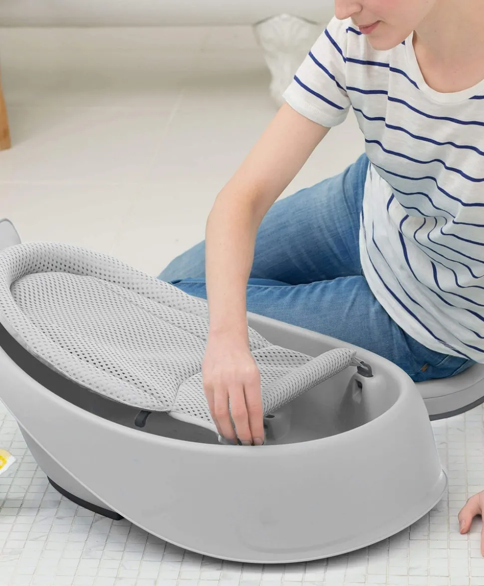 Moby 3 Stage Baby Bath - Grey