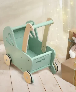 Moover Essential Flatpacked Pram - Green