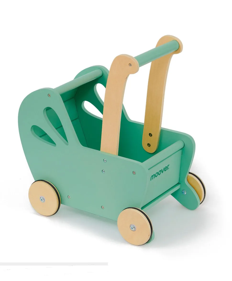 Moover Essential Flatpacked Pram - Green