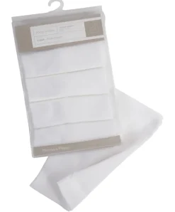 Muslin Squares White - 5 Pack