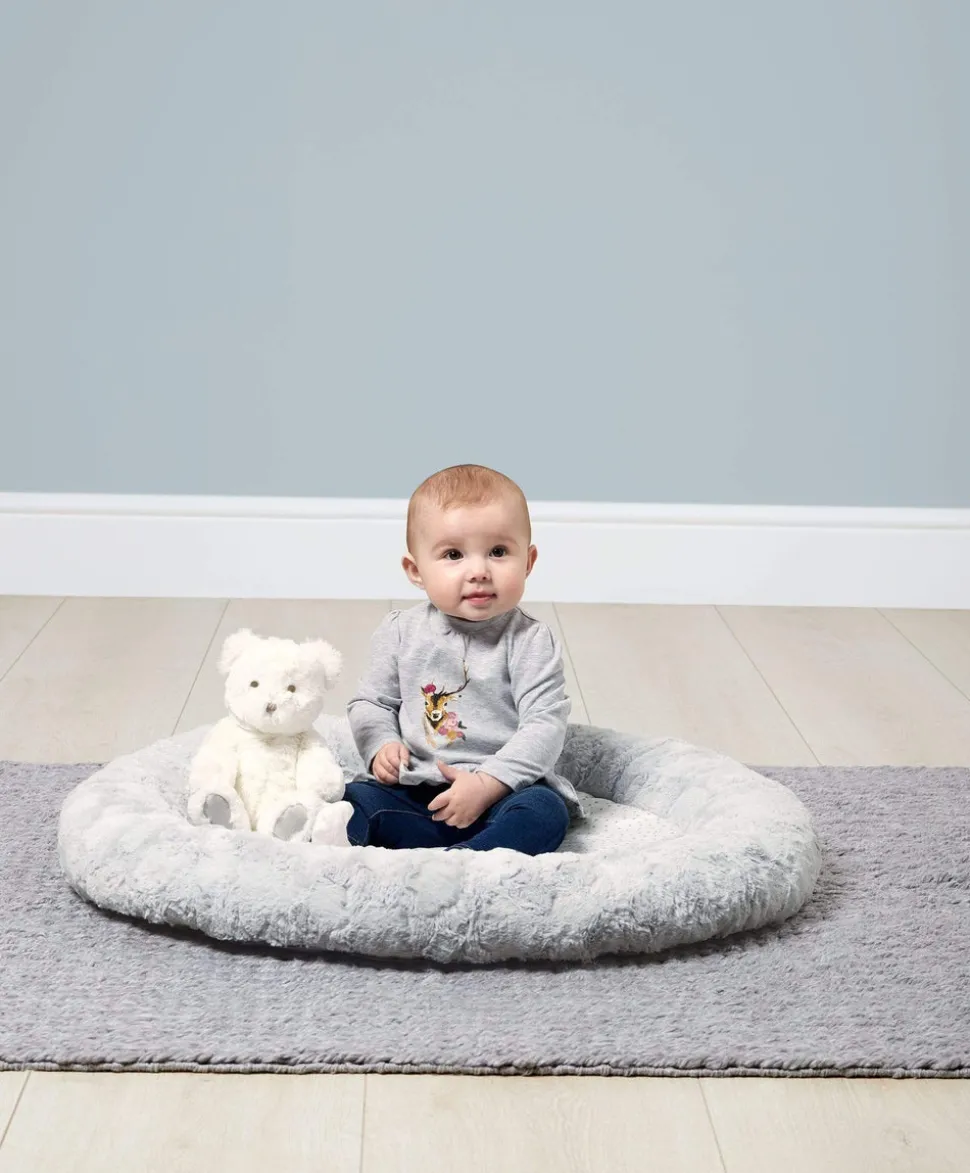 My First Playmat & Gym - Grey/Cream