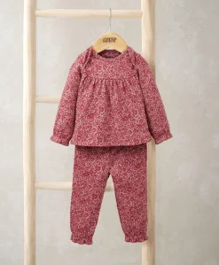 Nostalgic Floral Pyjamas - Pink
